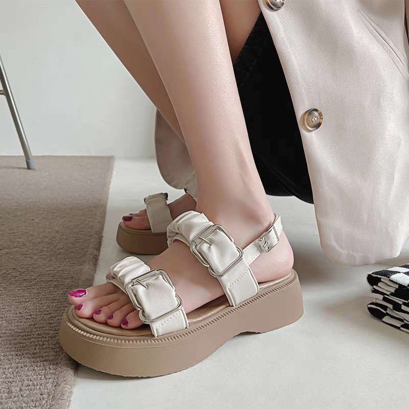 Promo Gst Sneakesdaily 469 Sandal Tali Wedges Platform Wanita Sandal Tali Elegant 36 Cream Diskon 27 Di Seller Gudangstock Allse Kota Jakarta Utara Blibli