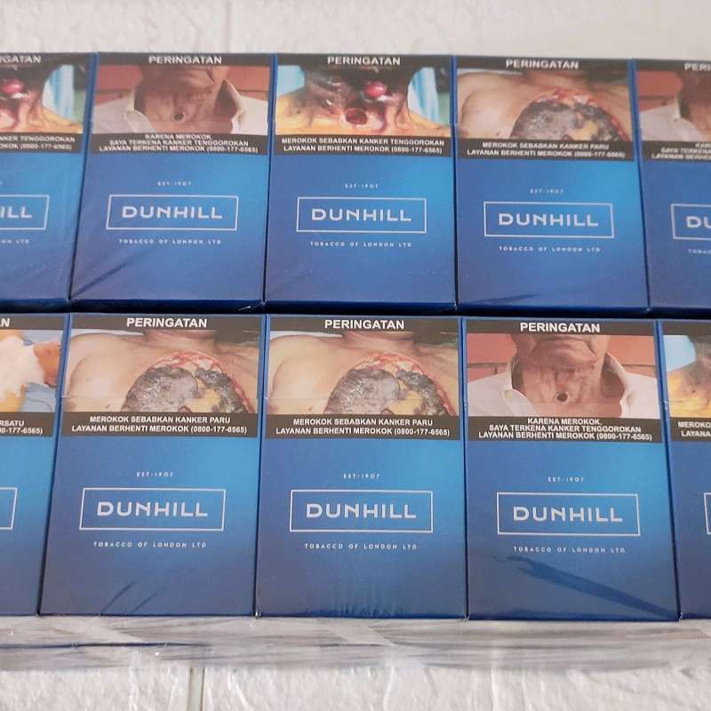 Promo Rokok Dunhill Blue Light Tobacco of London 20 Batang Diskon