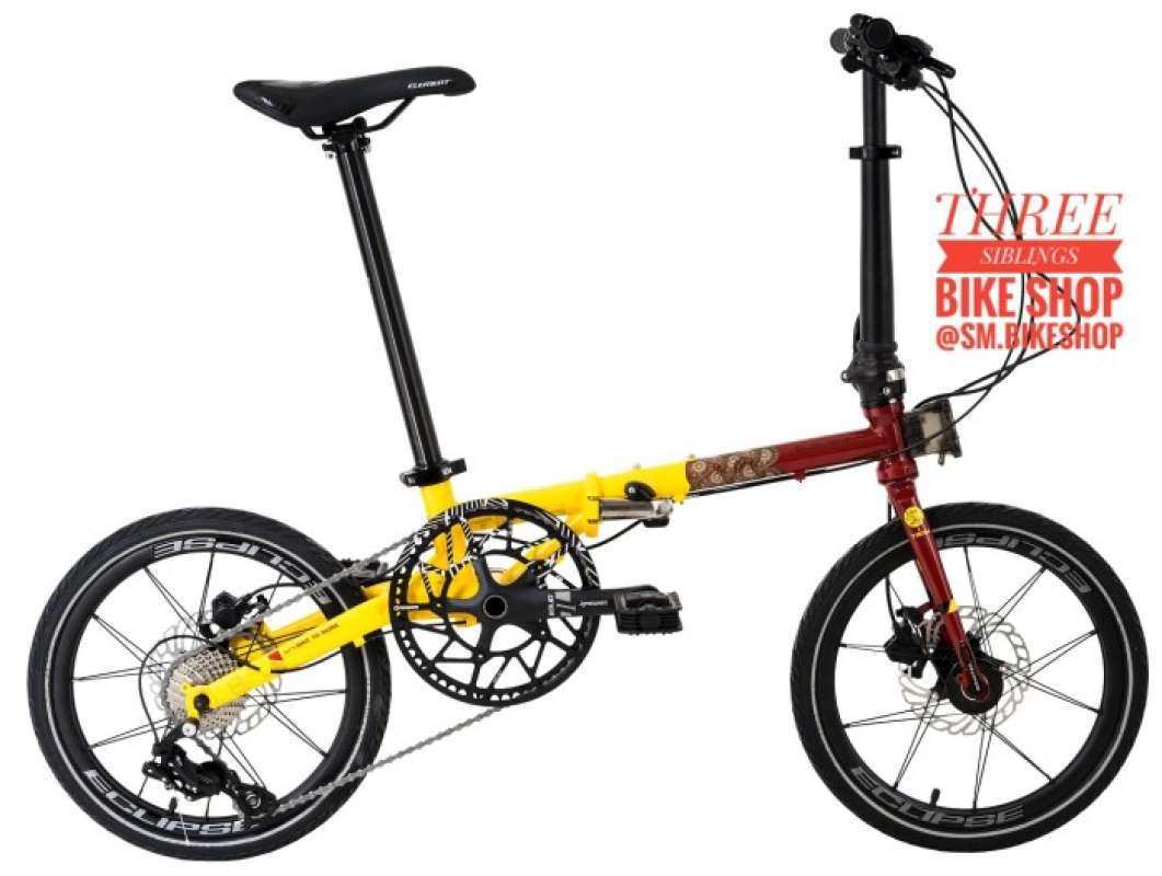 Promo Sepeda Lipat Element Troy X 10 B2W Batik Edition 16 Inch