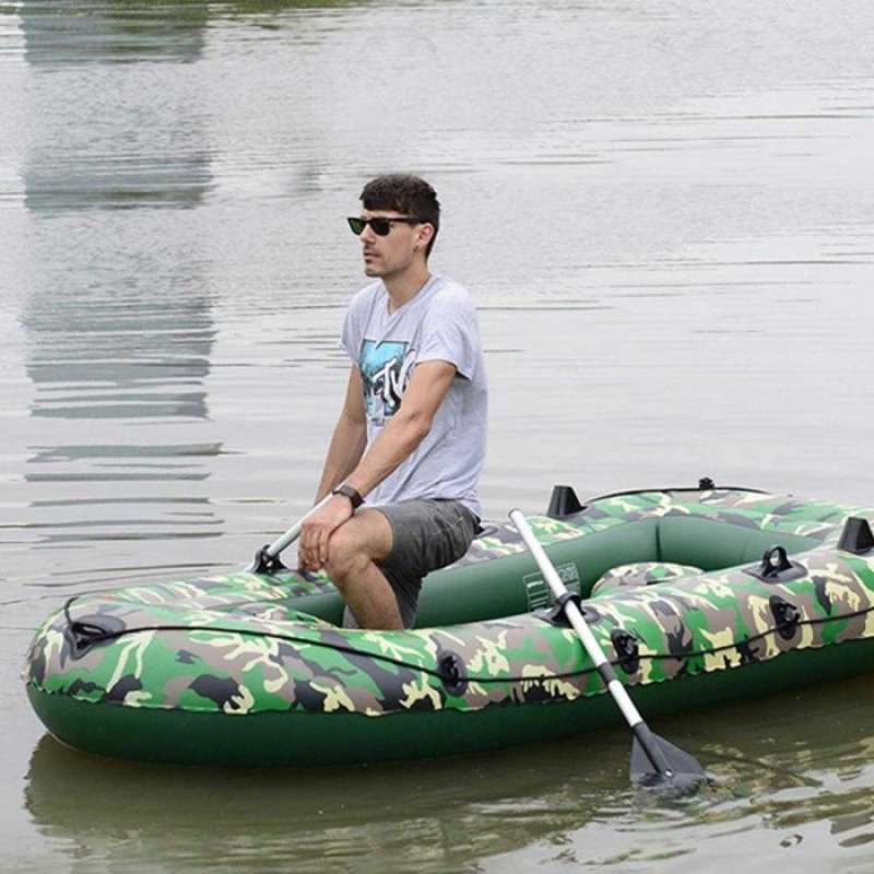 Promo Perahu Karet Mancing Inflatable Fishing Boat Kapasitas 4