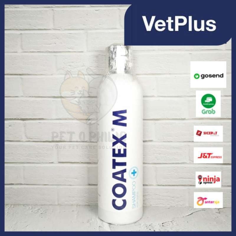 Promo COATEX MEDICATED SHAMPOO ANJING VETPLUS ANTI BAKTERI DAN