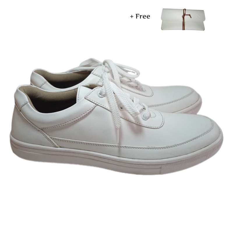 Verish sneakers pria wanita terbaru sepatu pria dan wanita murah sepatu ascho full white