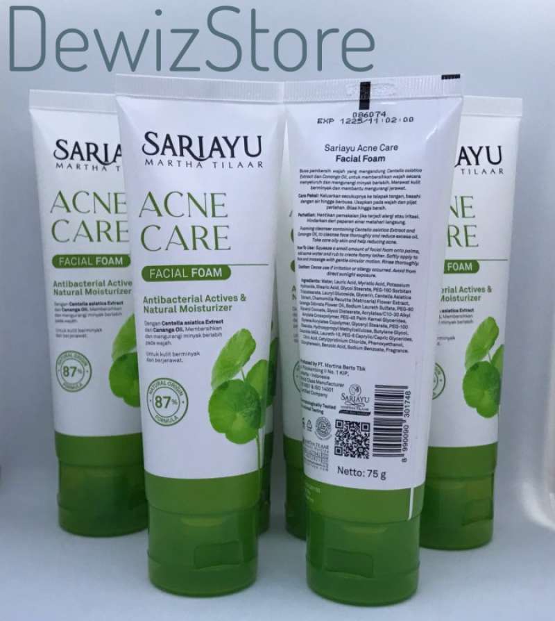 Sariayu acne shop care facial foam