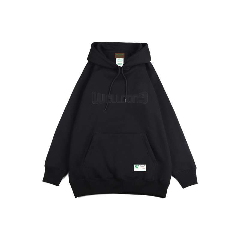 スウェット・トレーナー WELL DONE SWEATSHIRTS (WDTH122568UBK BLACK) 10.3oz Well Done刺繍スウェットシャツ | ジムマスター（gym
