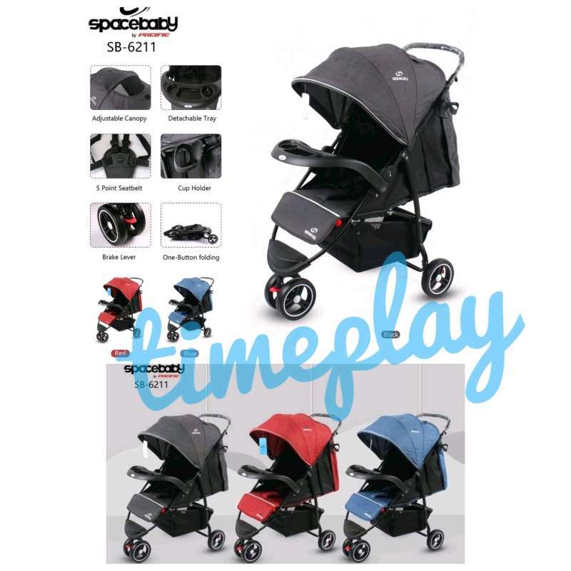 STROLLER SPACEBABY SPACE BABY SB 6211 KERETA BAYI KERETA ANAK DORONG BUGGY  BAYI