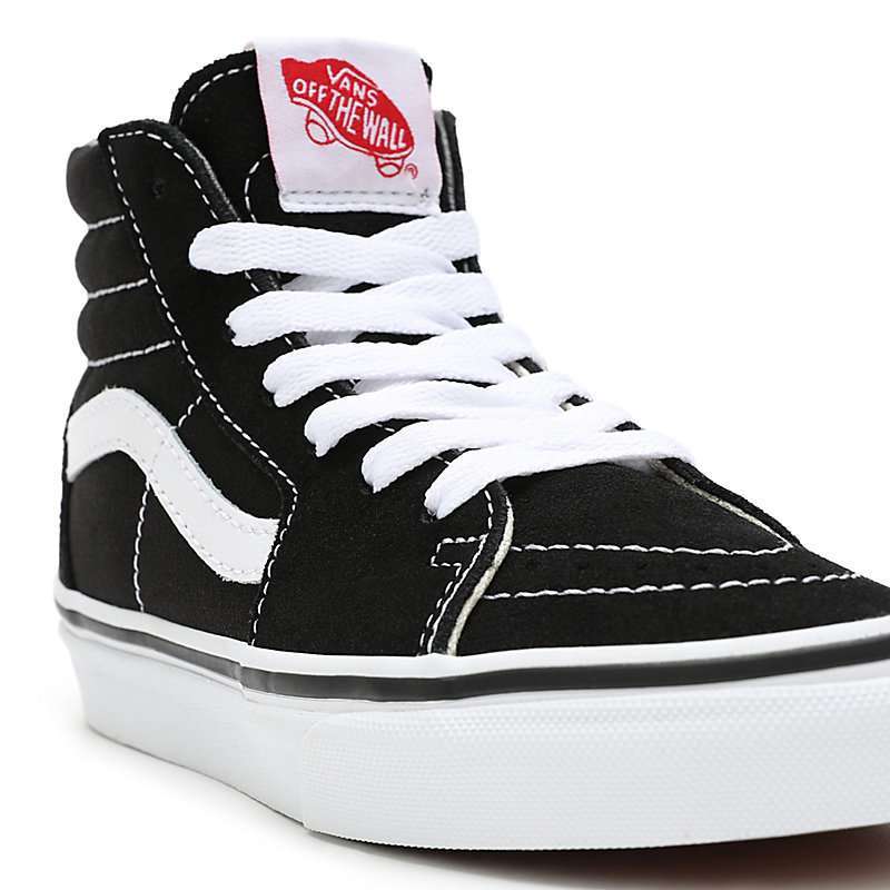 Promo Vans Kids SK8 Hi Shoes Black True White VN000D5F6BT Diskon