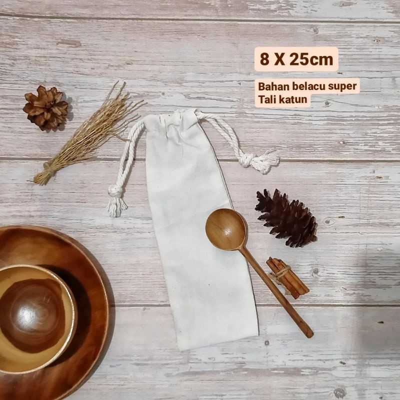 POUCH SERUT TAS BLACU POLOS KANTONG TRAVEL