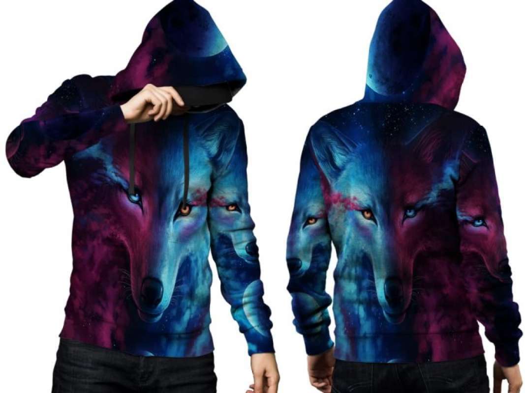 Jaket hoodie wolf sale