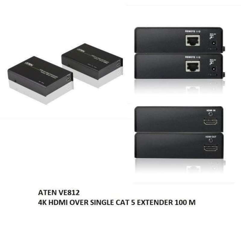 Jual Aten Ve812 Hdmi Over Single Cat 5 Extender Hdbaset Ultra Hd 4k 100m Di Seller Metrix Shop Mangga Dua Selatan 2 Kota Jakarta Pusat Blibli