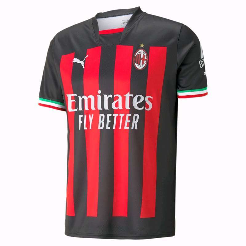 Bola Jersey Jersey Milan Original AC MILAN HOME SHIRT 25/26