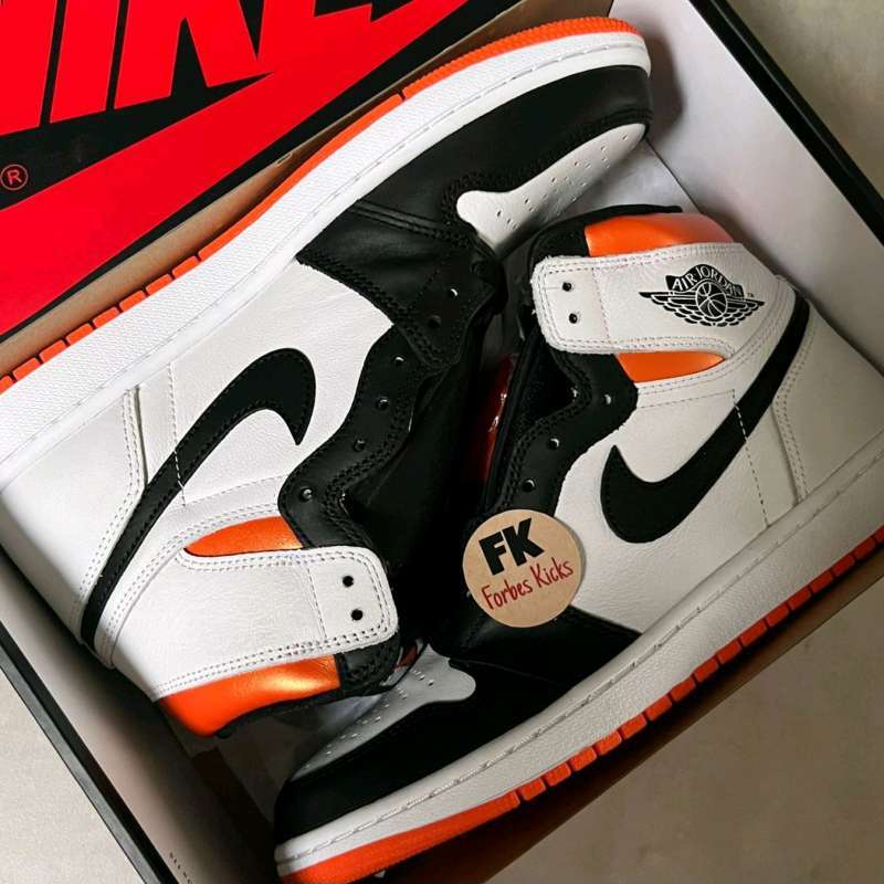 Og Electro Orange Orange Jordan High Metallic Orange Jordans 1s