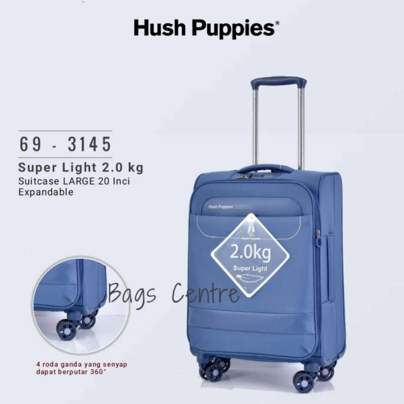 Hush puppies cabin luggage best sale