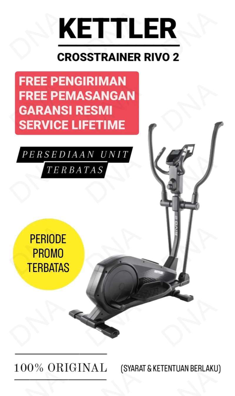 Sepeda Elliptical CROSSTRAINER KETTLER RIVO 2 ORIGINAL
