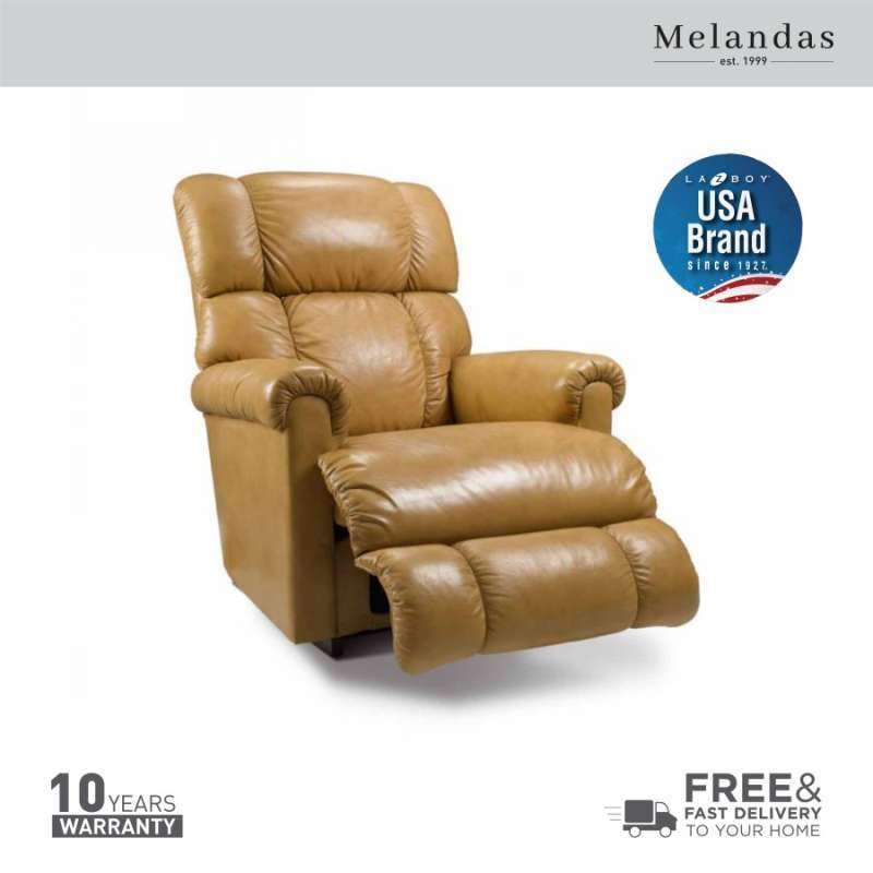 La-Z-Boy Pinnacle Sofa Electric Premium Leather Single Rocker Recliner - Main Image