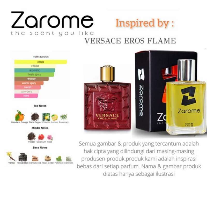 Harga versace eros flame sales