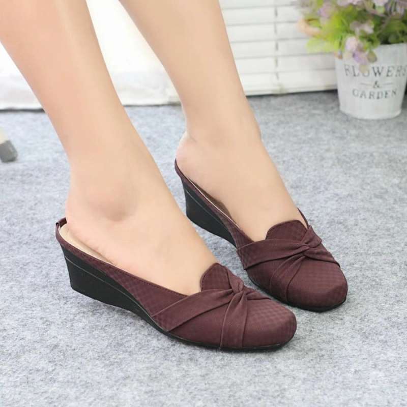 Promo Sandal Wanita Wedges Sandal Casual Bkk23 39 Marun Diskon 42 Di Seller Themarta Pagelaran Kab. Bogor Blibli