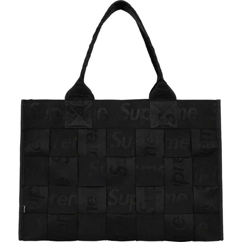 Black supreme tote hotsell bag