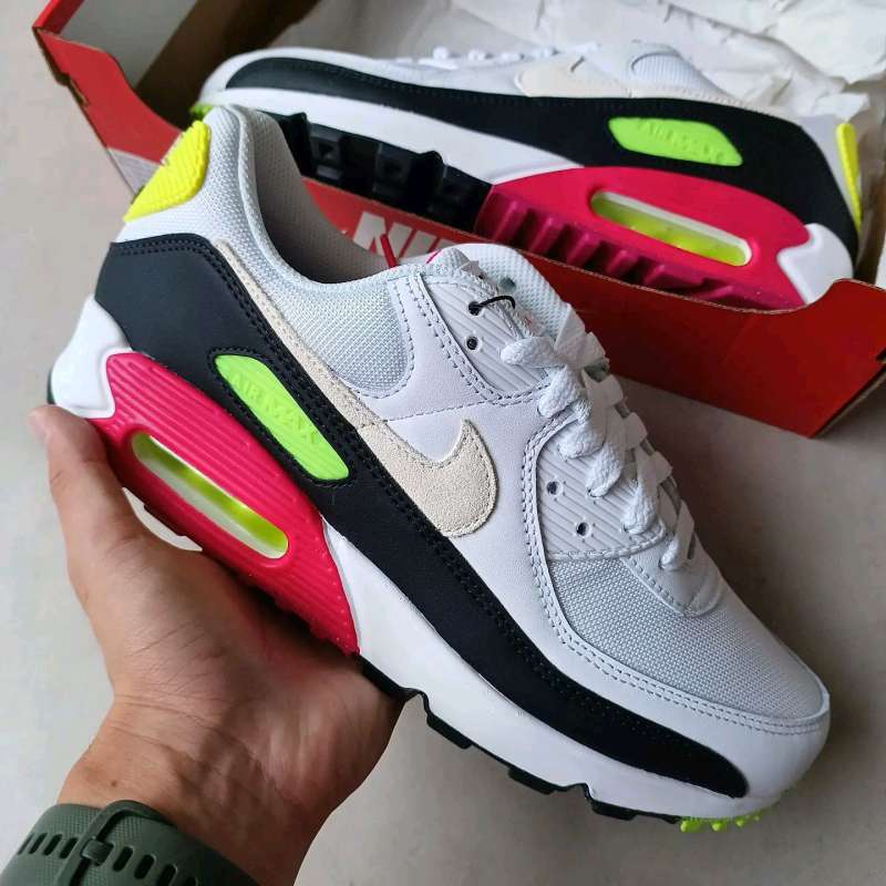 Nike Air Max 90 White Volt Rush Pink