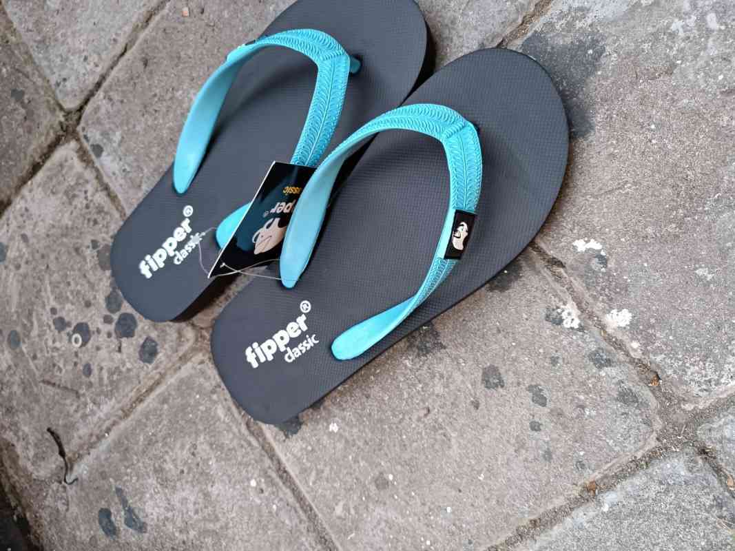 Sandal Fipper Classic Black Blue Sky Original