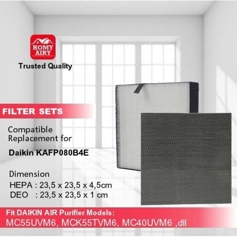 Promo Hepa Filter Daikin Kafp080B4E Air Purifier Mc55Uvm6