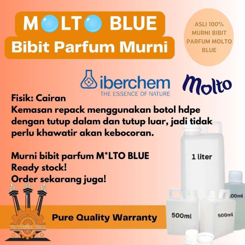 Jual Bibit Parfum Pure Molto Blue Ex Iberchem 100ml Minyak Wangi