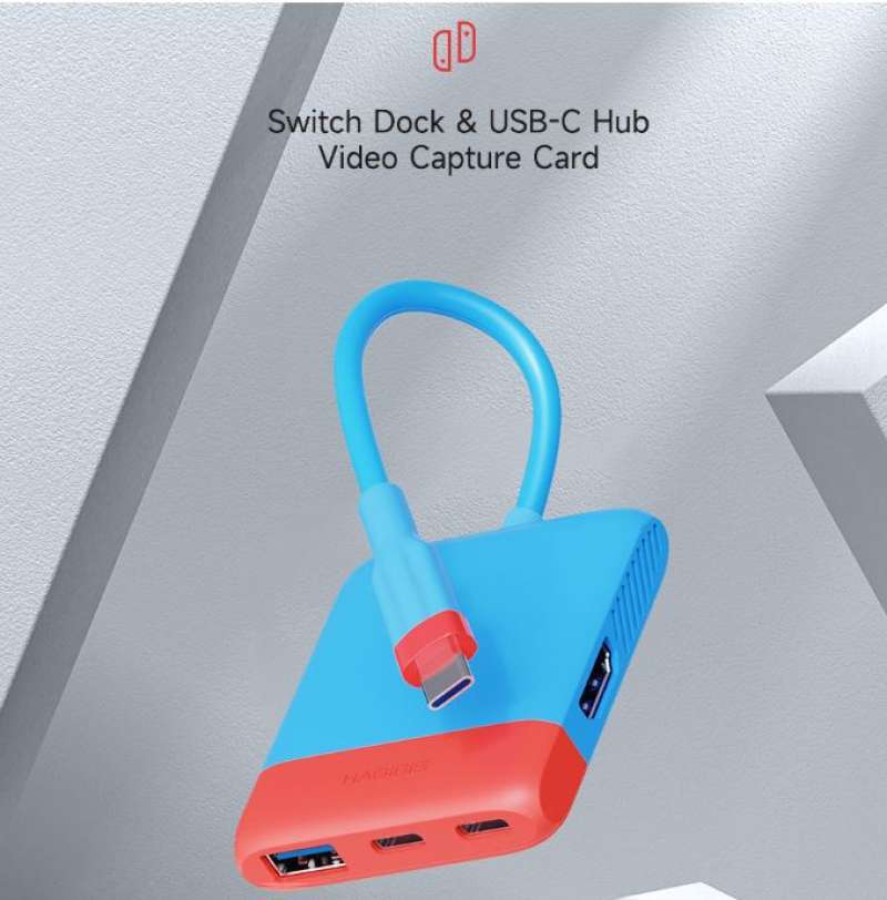 Switch Dok Hagibis UCB C Video Capture MS2130 Original