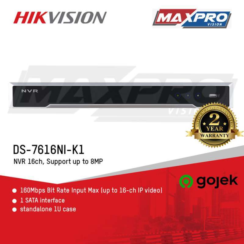 Promo Nvr Hikvision Ds-7616Ni-K1(B) Terbaru Diskon 33% di Seller D'Luxury -  Serua, Kota Depok | Blibli