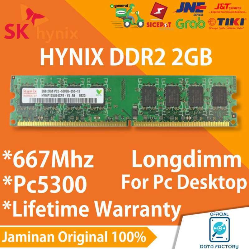 RAM HYNIX DDR2 2GB PC5300 667Mhz LONGDIMM FOR PC NEW ORIGINAL MEMORY