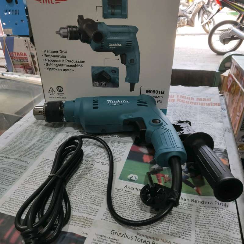Jual Bor Tangan Makita M 0801 B Mesin Bor Beton Tangan 13mm 13 Mm
