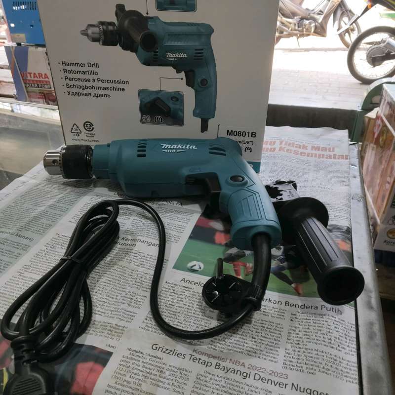 Jual Bor Tangan Makita M 0801 B Mesin Bor Beton Tangan 13mm 13 Mm