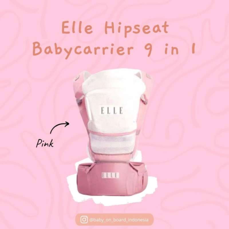 Jual Elle Hipseat Carrier Babycarrier 9 In 1 di Seller Xeniel