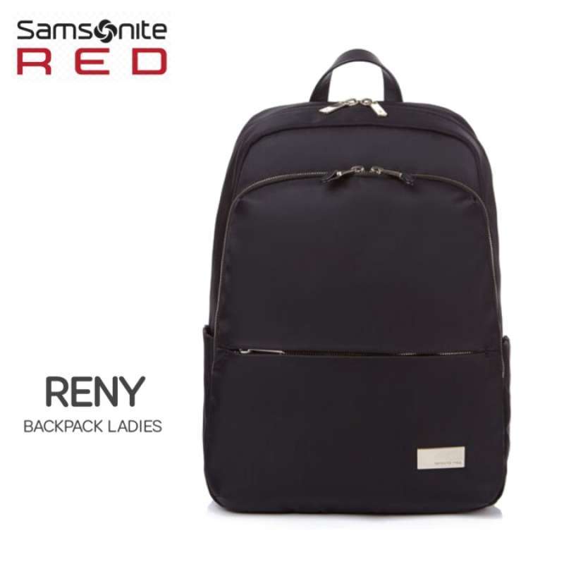 Samsonite red backpack outlet ladies