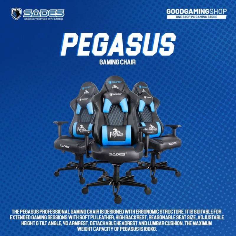 Sades pegasus gaming chair sales