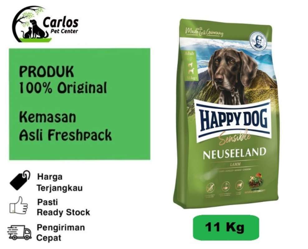 Promo happy dog supreme sensible neuseeland lamb rice 11kg