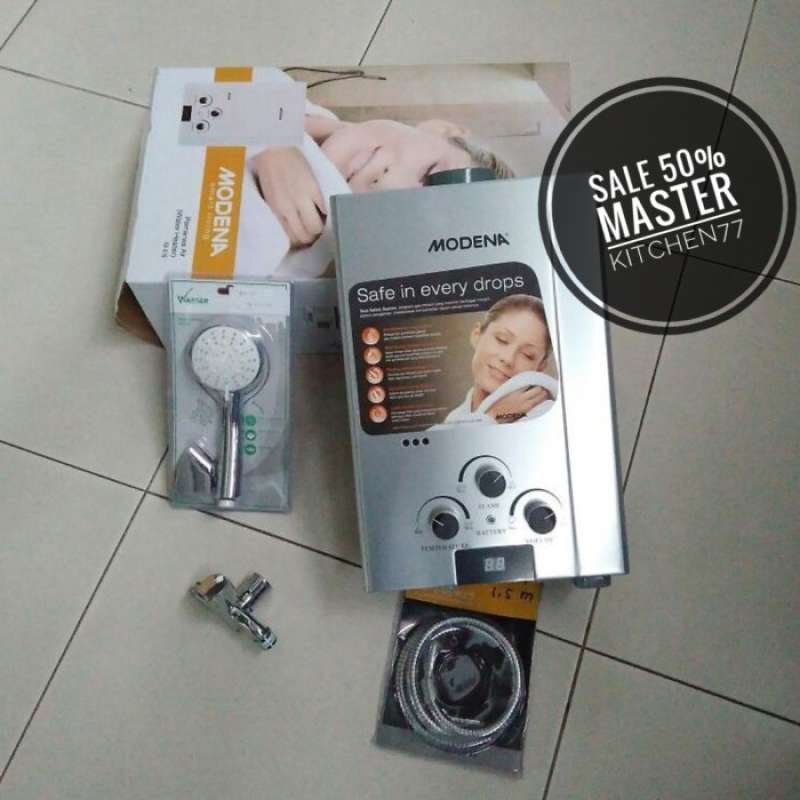 Promo Water Heater Gas Modena Gi 6 S / Gi 6S ( Model Mirip Rinnai ) Diskon  33% di Seller Mitraa Berkah - Kalibata, Kota Jakarta Selatan | Blibli