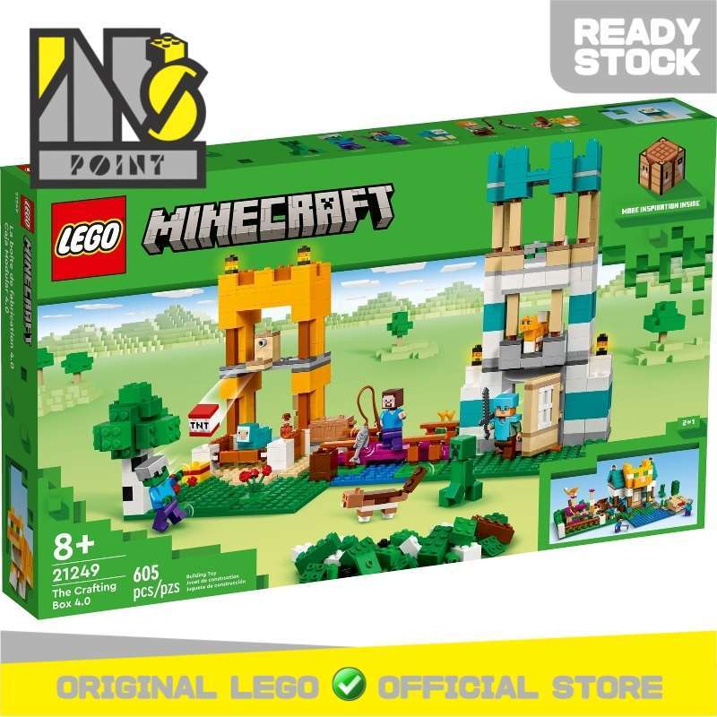 Jual LEGO 21249 Minecraft The Crafting Box Di Seller