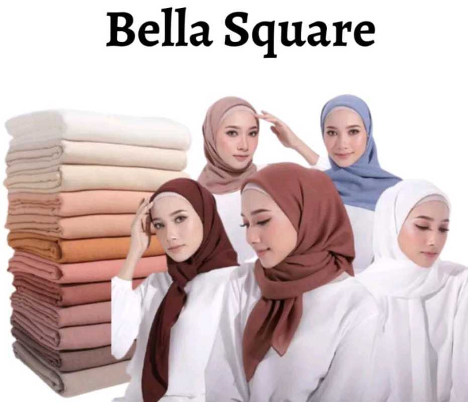 Jual Hijab Bella Square Jilbab Bella Square Bela Square