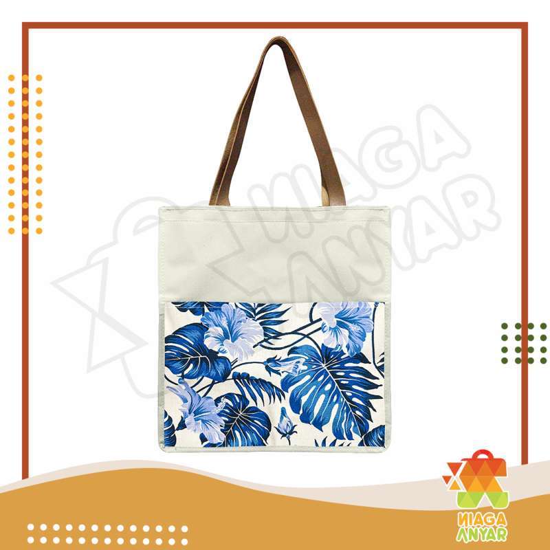 Jual Na Tas Kanvas Kombinasi Kotak Ukuran Besar Tas Kanvas Simple Besar Totebag Tote Bag Wanita Simpel Blue Flower Di Seller Niaga Anyar Online Store Baranangsiang Kota Bogor Blibli