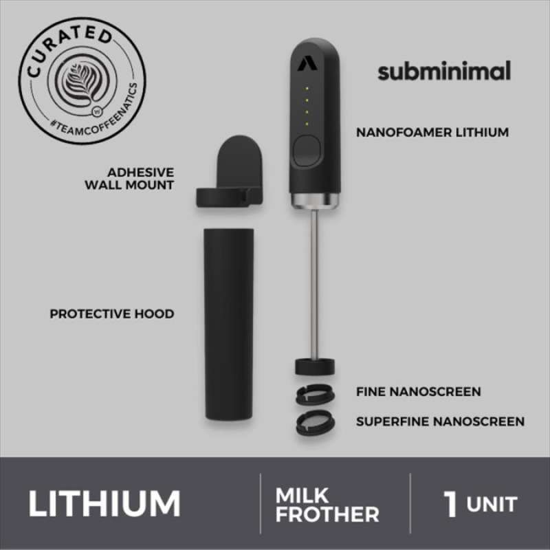 Subminimal NanoFoamer Lithium - milk whisk