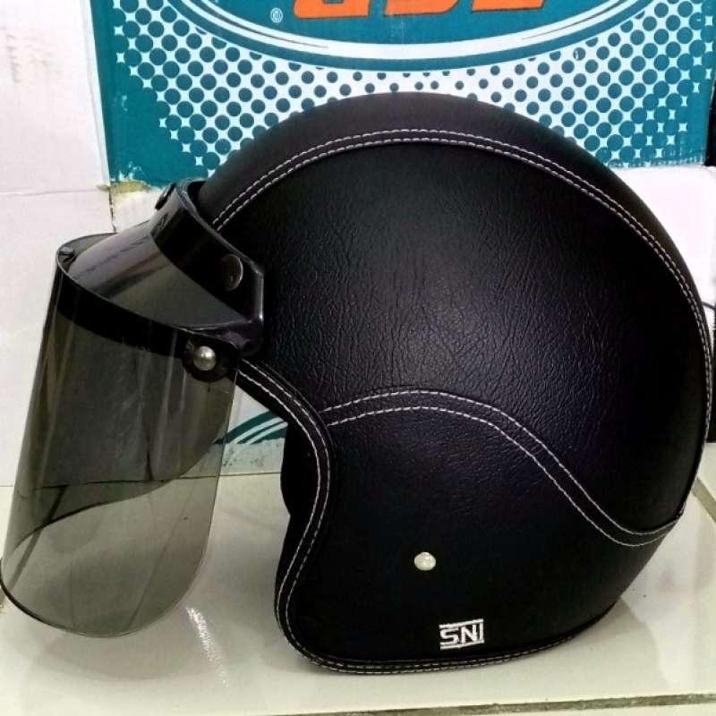 Helm retro online kulit