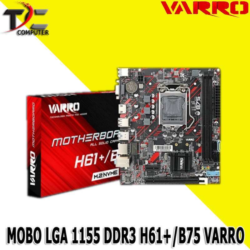 Promo Mainboard Varro H61 Socket 1155 Usb 2.0 Nvme Diskon 23 di