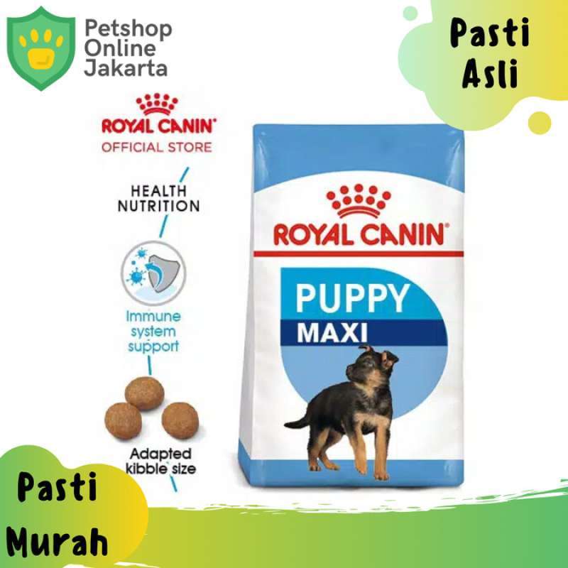Promo makanan anak anjing royal canin puppy maxi dry 4kg rc dog