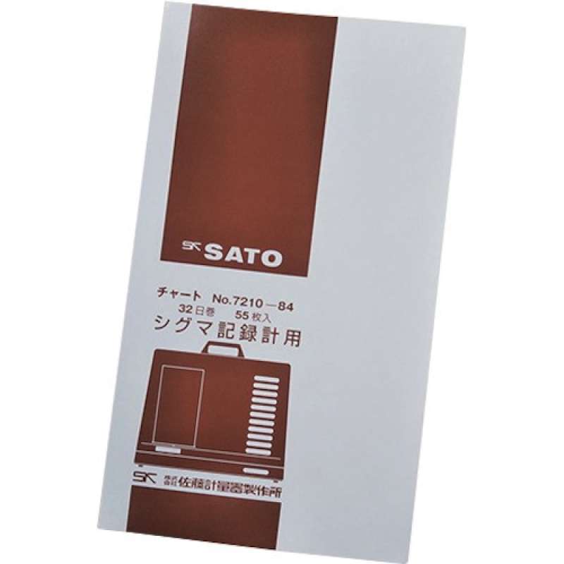 Sato Recording Paper Sigma Type 2 Thermo Hygrometer 32 Days Chart