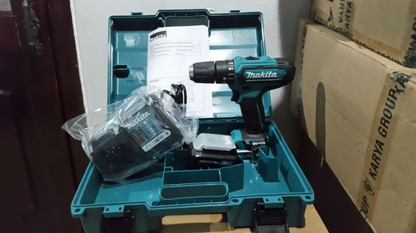 Promo Mesin Bor Tembok Baterai Cordless Hammer Drill Makita HP