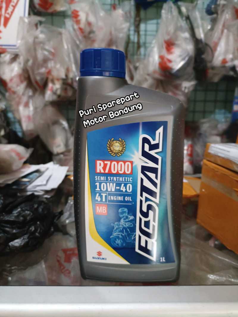 Jual OLI ECSTAR R7000 SCOOTER SEMI SYNTHETIC 10W/40 4T SUZUKI ORIGINAL
