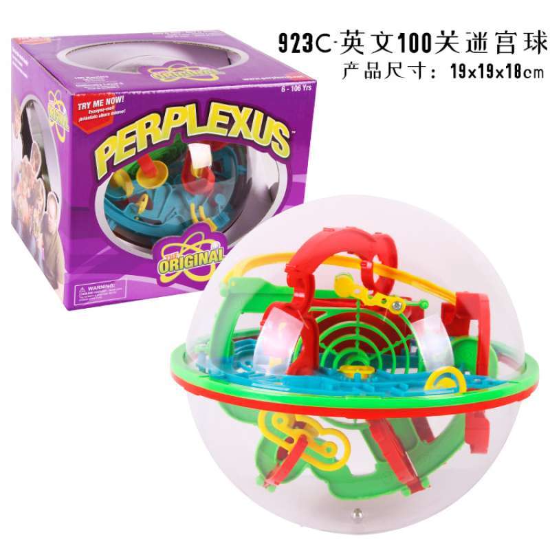 Jual 3d Magic Maze Ball Perplexus 923c Puzzle Game Bola 100 Level