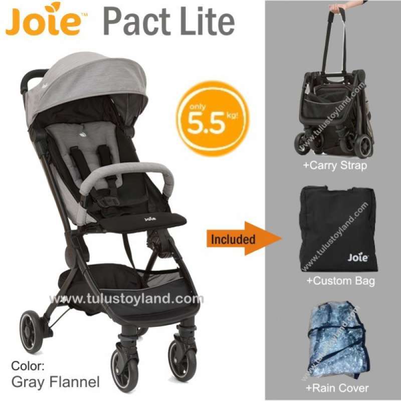 Joie pact lite stroller grey flannel online