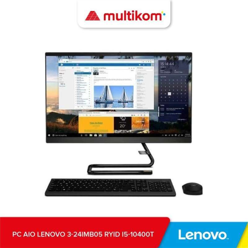 PC AIO LENOVO 3-24IMB05 RYID i5-10400T 8GB 1TB HDD UMA W10 OHS