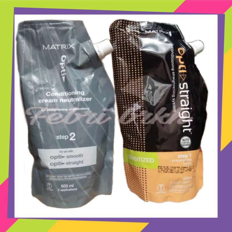 Jual MATRIX Opti Straight Sensitized neutralizer 500ml step 1