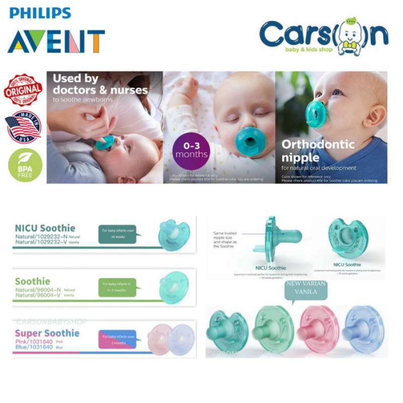 Philips nicu best sale soothie
